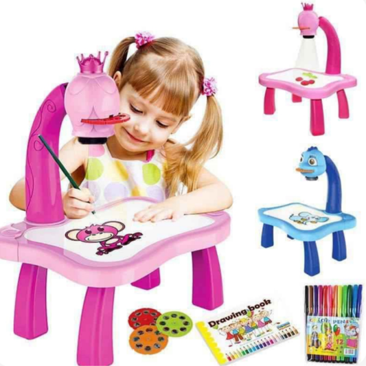 Projecteur de dessin licorne pour enfants avec 24 motifs colorés الحجم الكبير