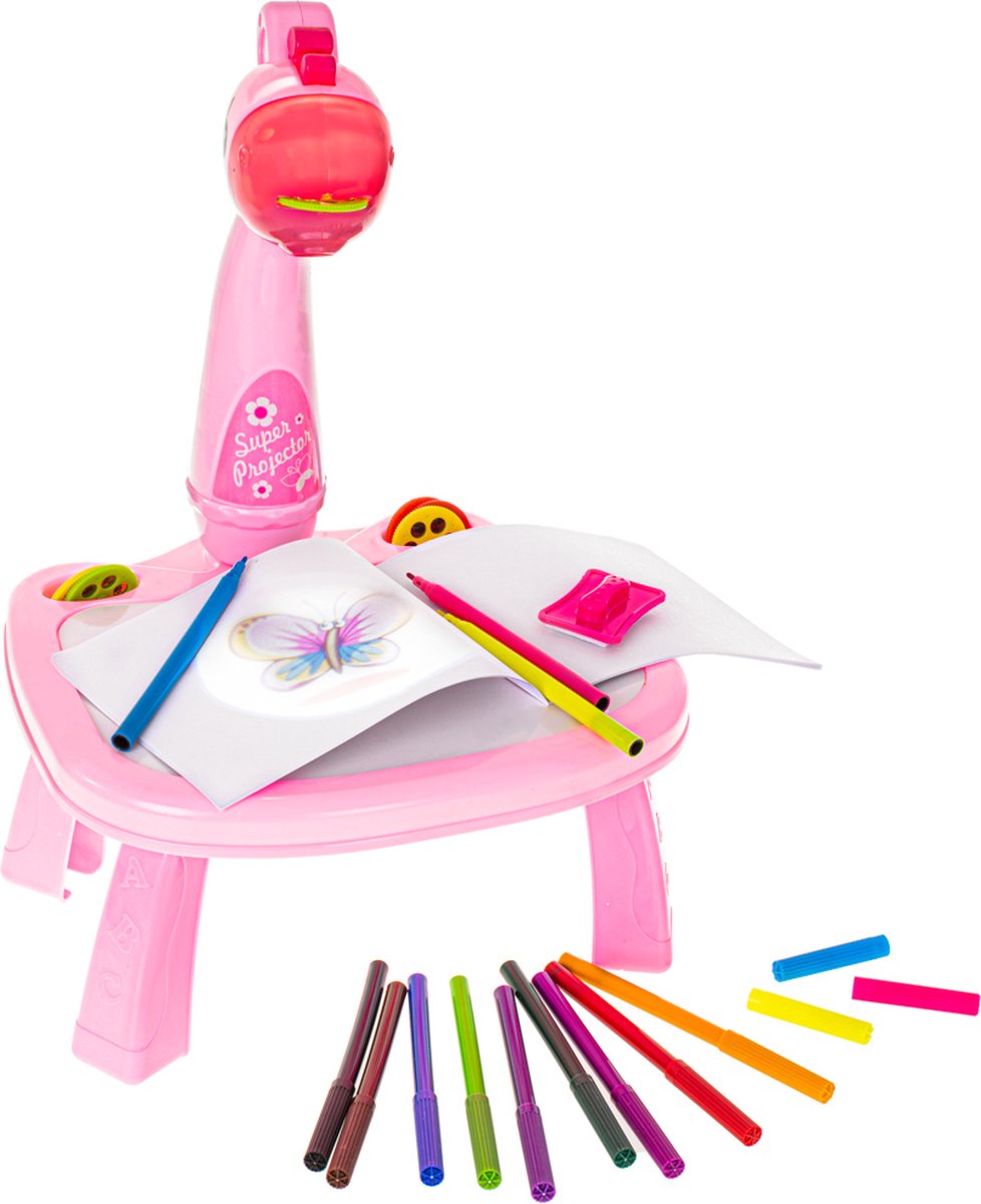 Projecteur de dessin licorne pour enfants avec 24 motifs colorés الحجم الكبير