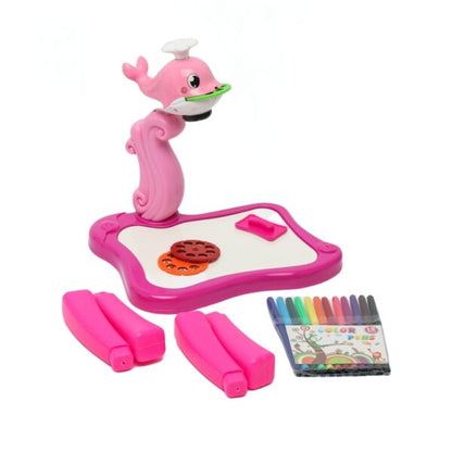 Projecteur de dessin licorne pour enfants avec 24 motifs colorés الحجم الكبير